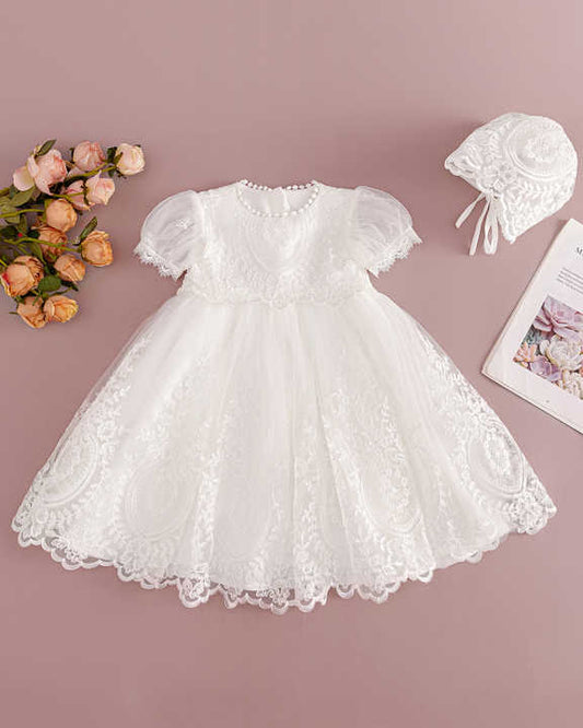 فساتين معمودية للفتيات الصغيرات فستان دانتيل للمناسبات Little Girls Baptism Dresses Lace Special Occasion Dress