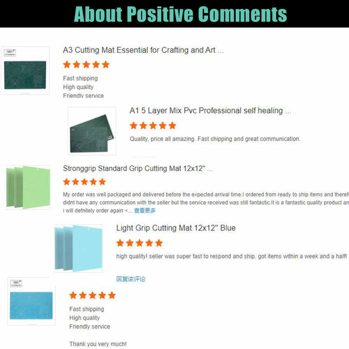 Professional cutting mat for office supplies and self-healing A2 with best quality and low price 