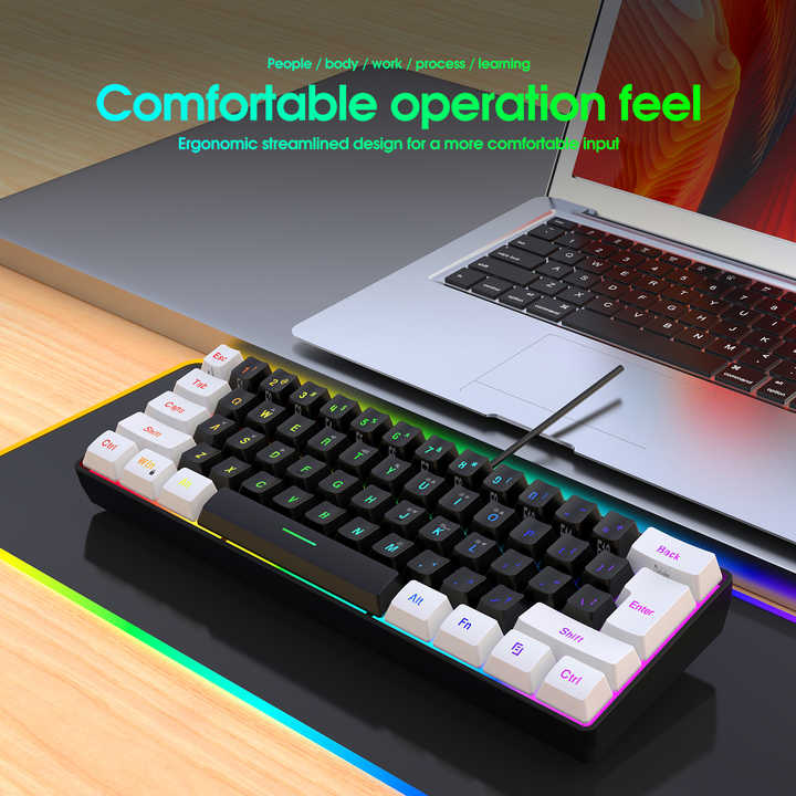مجموعة ألعاب صغيرة محمولة . Portable Mini Gaming Mouse Combo