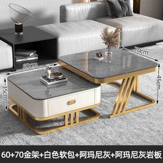 طاولة قهوة فاخرة خفيفة . Luxury light coffee table