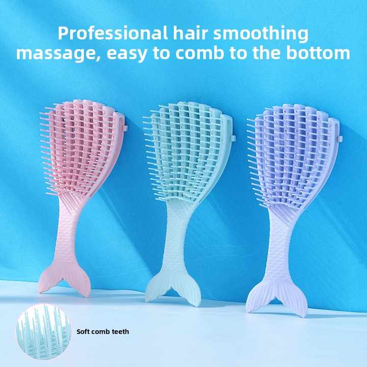 Fashion Scallop Massage Styling Comb-مشط تدليك وتصفيف