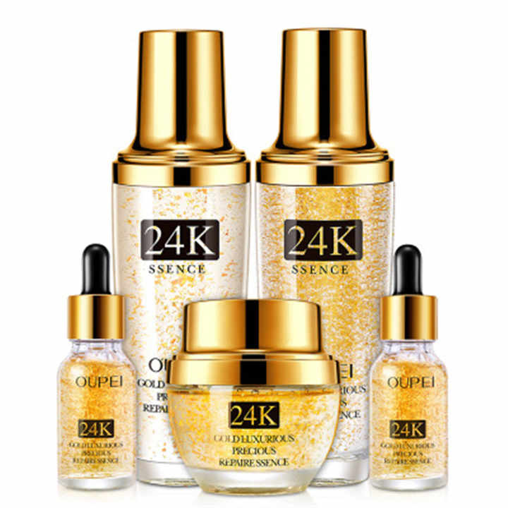 Gold Skin Care Sets Moisturizing 