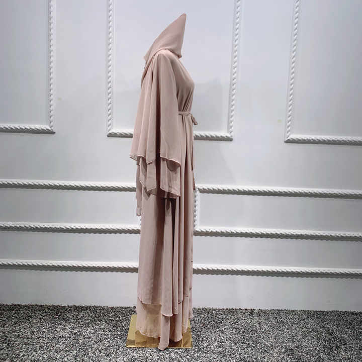 عباية ملونة مفتوحة