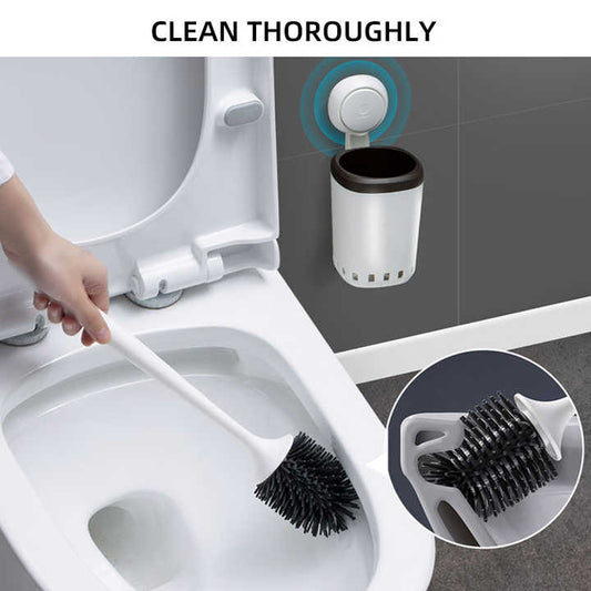 Bathroom Accessories Silicone Toilet Brush