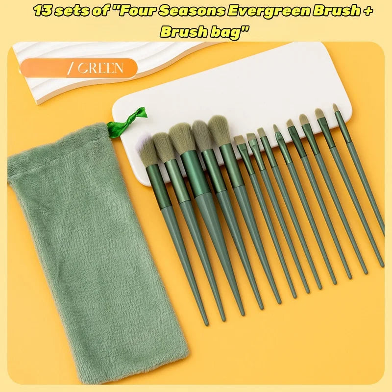 Bright colored brushes