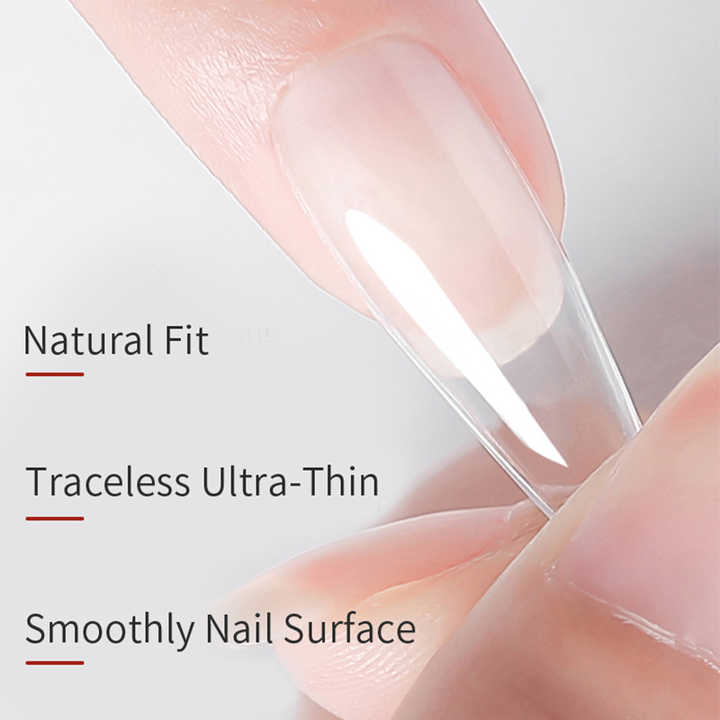 Wholesale Gel X Nail Tip Box -صندوق أطراف أظافر