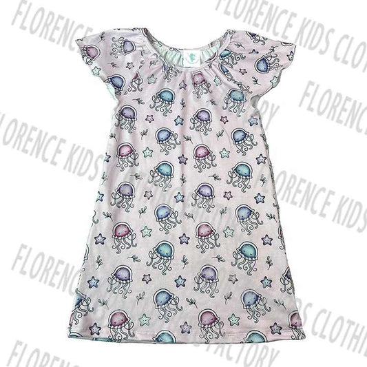 DH New Casual Dress for Baby Girls- الرسمي للفتيات