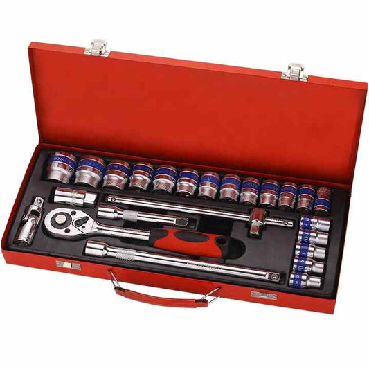 Professional Home Repair &amp; Maintenance Tool Set High Quality Chrome Vanadium Steel Sleeves 