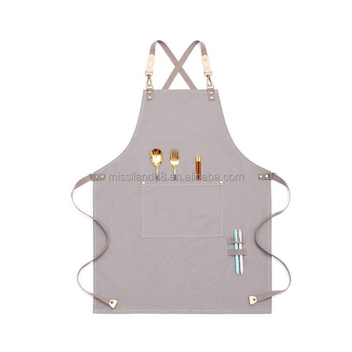 Kitchen Apron Custom Logo Mens-مئزر مطبخ بشعار