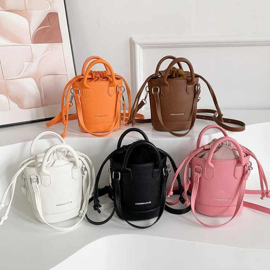 حقيبة كتف كروس بودي عصرية من الجلد الصناعي - Fashion PU Leather Crossbody Shoulder Bag