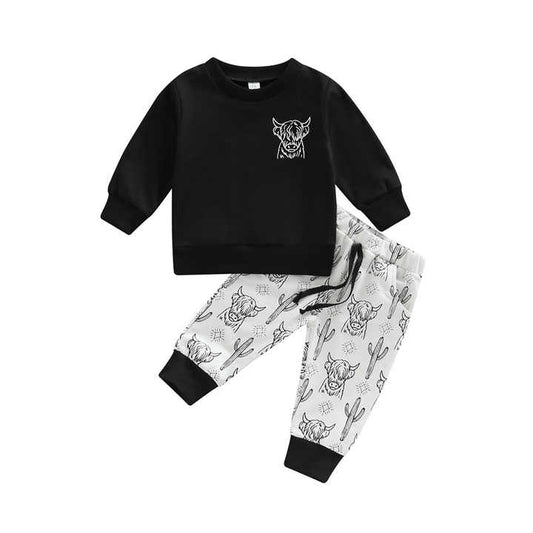 Dropshipping 0-3 Years Baby Solid Crew Neck 