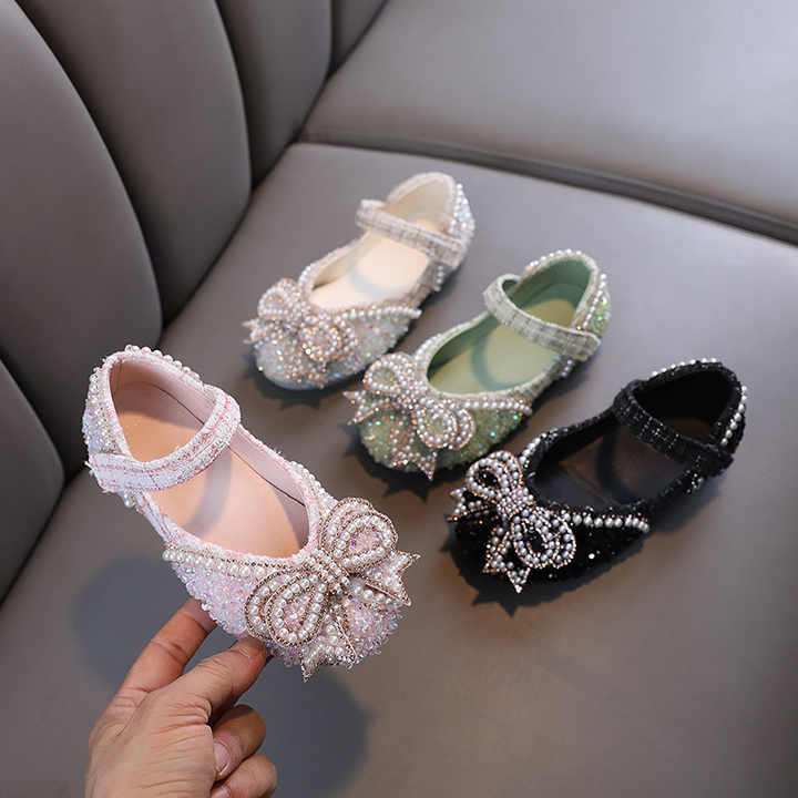 Girls' party flat shoes 