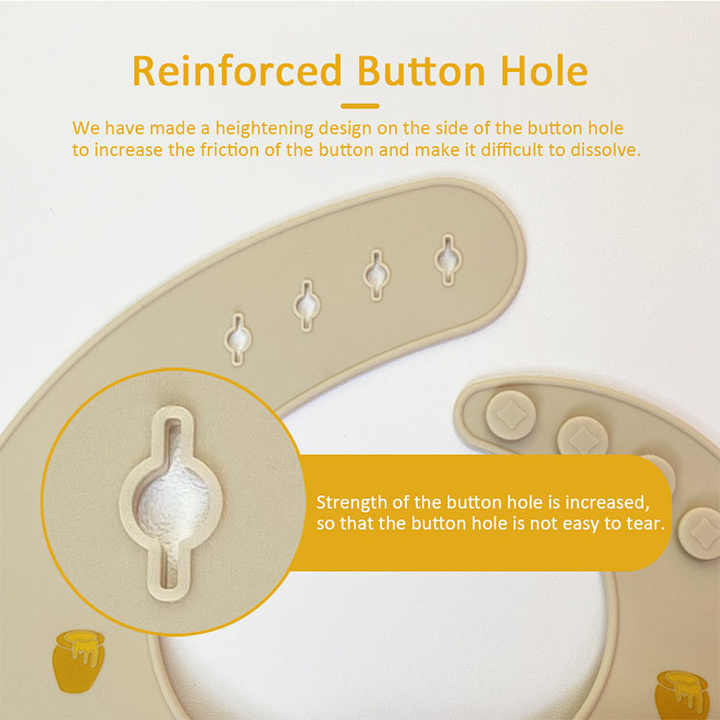 Food Grade BPA Free Newborn-مريلة أطفال