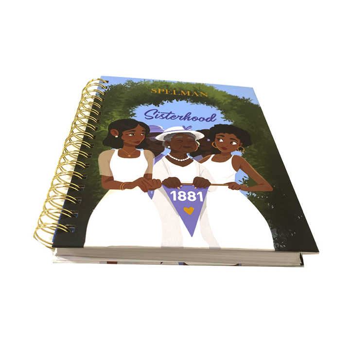 Custom Print Pretend Notebook, Wire-Bound Spiral Planner 