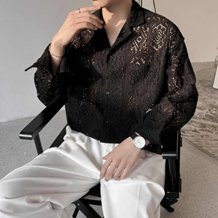 قمصان رجالي صيفي من الكروشيه