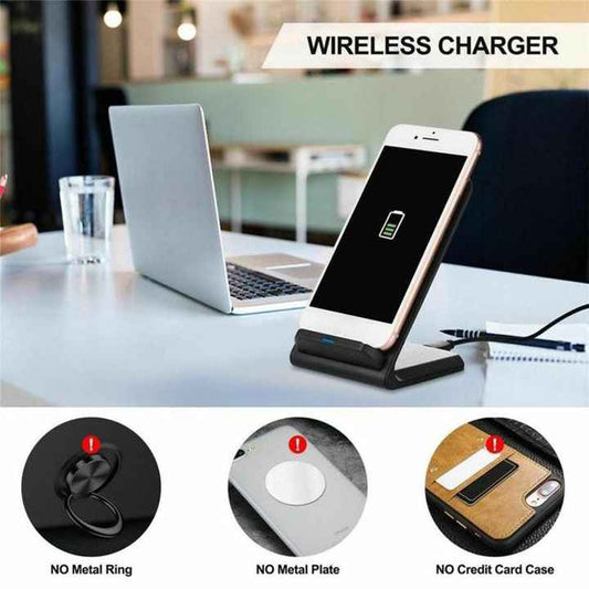 حامل شاحن لاسلكي رخيص 15 وات حامل شاحن . Cheap 15W Wireless Charger Stand Desktop