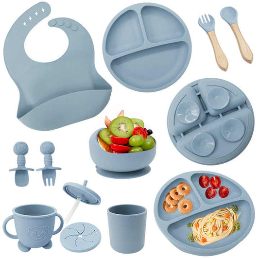 Best Selling Silicone Baby Food Set. 