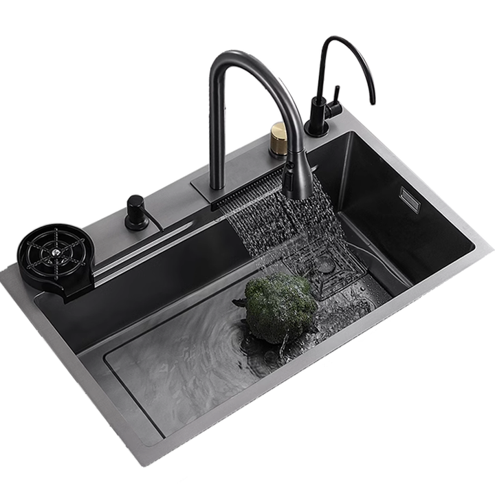 Multifunction Waterfall Single Bowl-حوض مطبخ متعدد