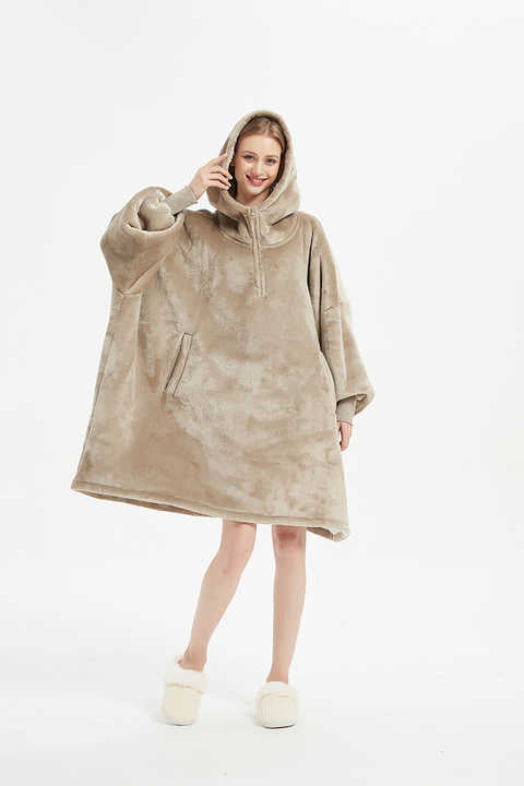 Large Size Hoodie Wool