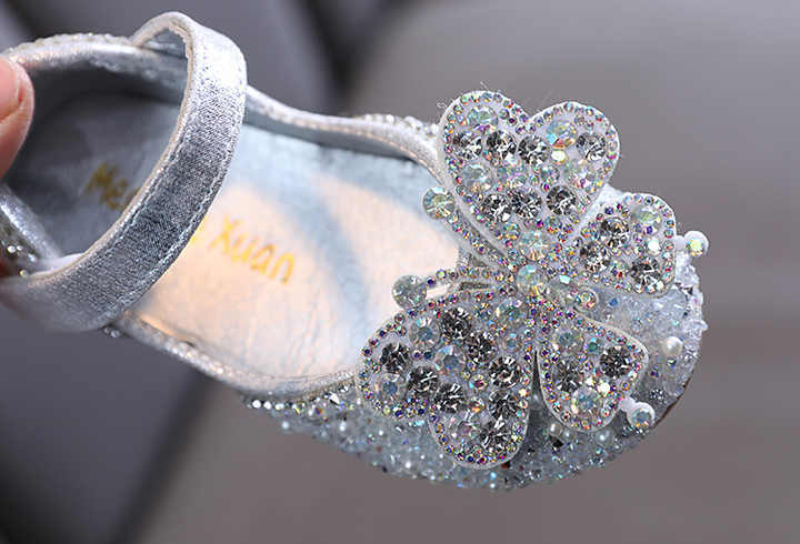 Girls Sequin Flat Shoes 