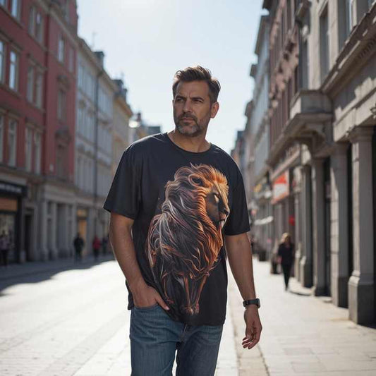 تيشيرت رجالي ثلاثي الأبعاد