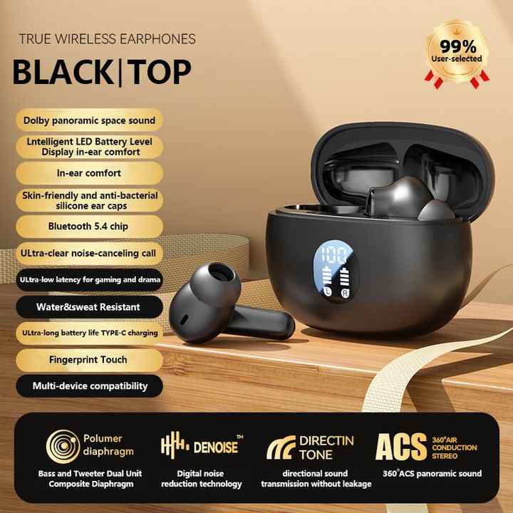 High quality smart wireless earbuds. 