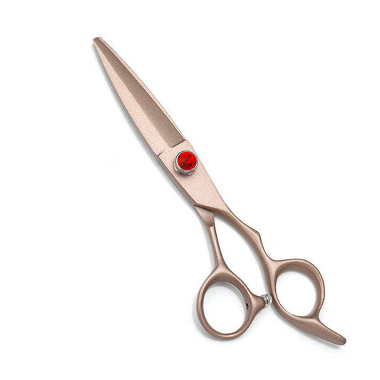 مقص شعر وردي اللون-pink hair scissors