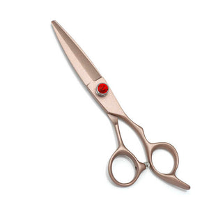مقص شعر وردي اللون-pink hair scissors