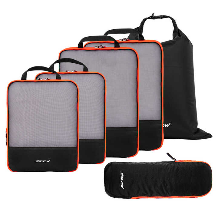 New Design 6 Piece Luggage Organizer Set Travel Accessories Compression Bag 