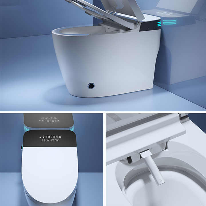 Smart Home Automation System Smart Toilet Square with Remote Control Smart Home Automation System 
