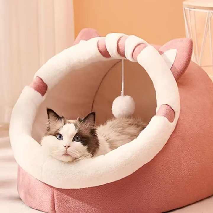 Round pet bed