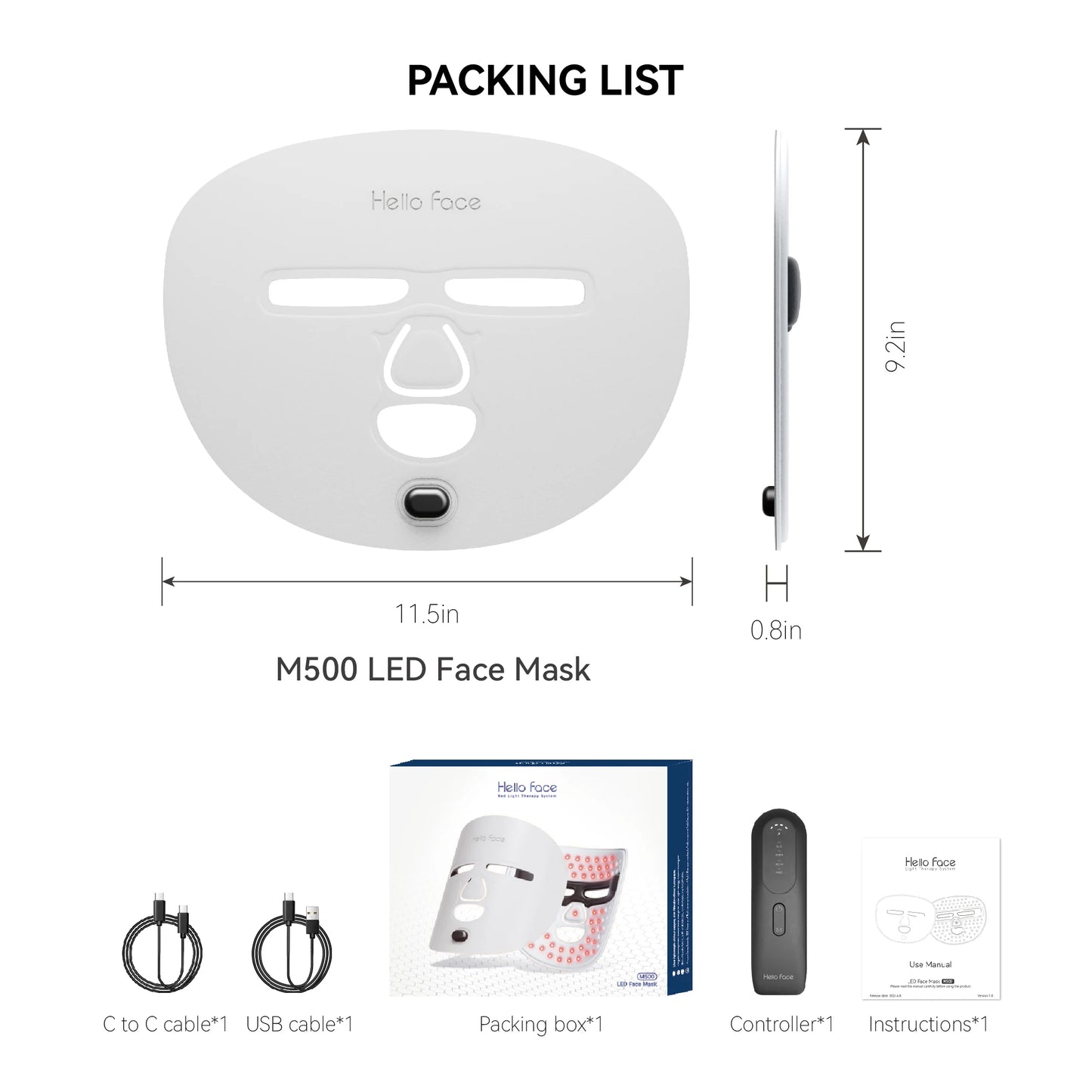 Water-based mineral oil softens tissue - PDT Led Light Therapy Machine Face