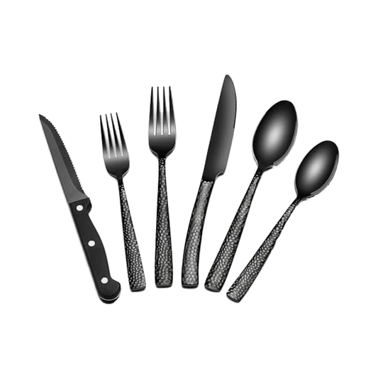 Hammered Silverware -طقم أدوات