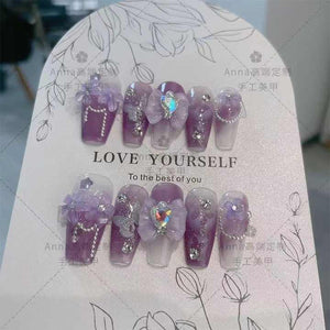 أظافر أكريليك اصطناعية  artificial acrylic nails