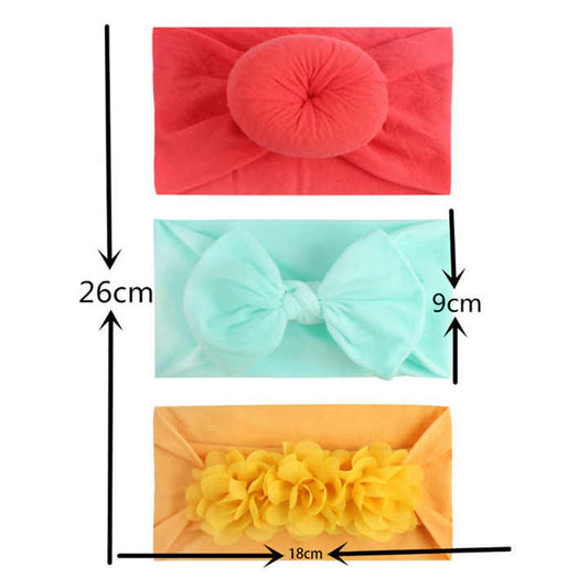 ربطة عنق شيفون دونات جديدة للأطفال وربطة . New Children's Chiffon Donut Bow Tie and