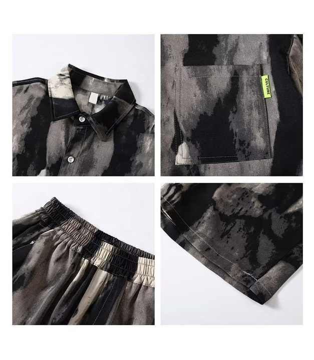 Boys' two-piece shorts, stylish boys' suits for going out 