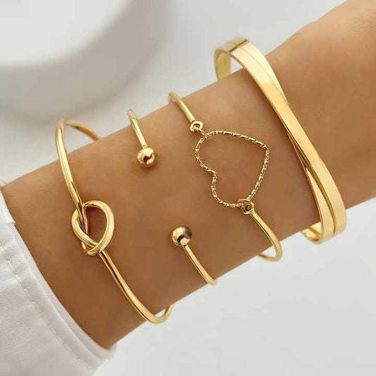 مجموعة من 4 قطع من المجوهرات النسائية - 4pcs/Set New Trendy Women Jewelry