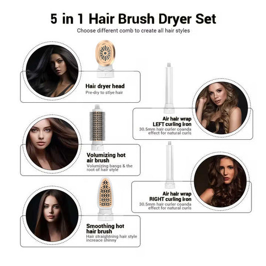 أدوات تصفيف الشعر متعددة الاستخدامات . Multi-functional Hair Styling Tools Dual Voltage