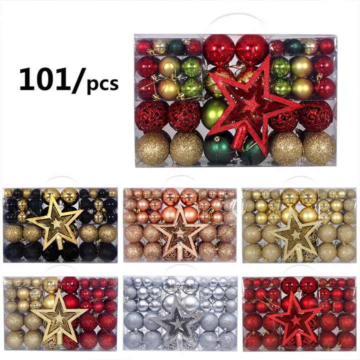 Shatterproof Plastic Christmas Balls 