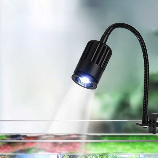 مصباح حوض السمك LED كامل الطيف، أضواء . Full Spectrum LED Aquarium Light, Aquarium Mount