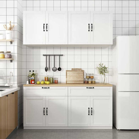 Shaped Melamine Unit Cabinets Kitchen 