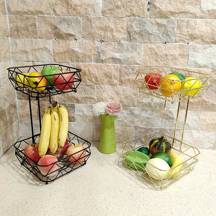 Fruit bowl with banana hook 
