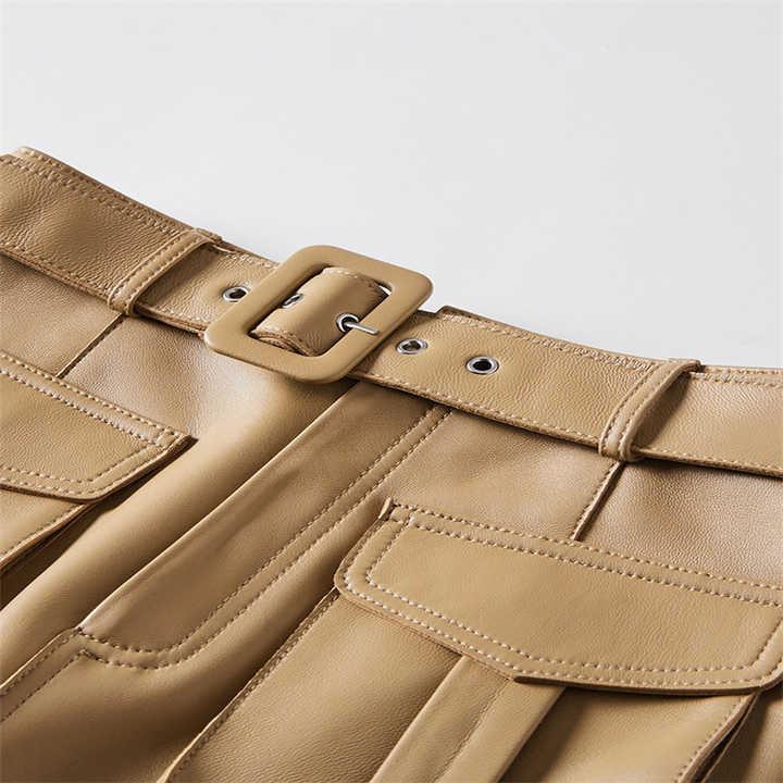 Sexy leather skirt for women 