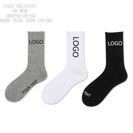 لا موك مخصص شعار سعيد جوارب بأشكال . No MOQ Custom Logo Happy Funny Pattern Ankle Crew