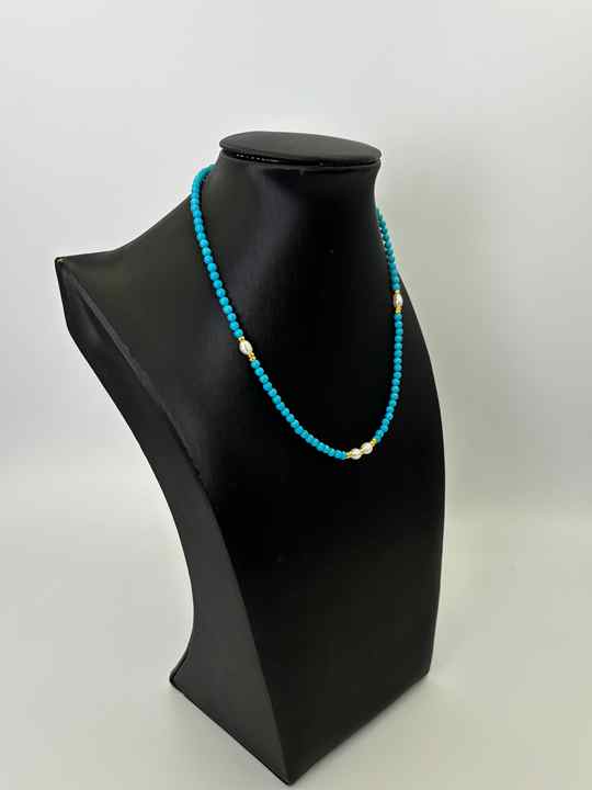 Baroque pearl bead necklace 