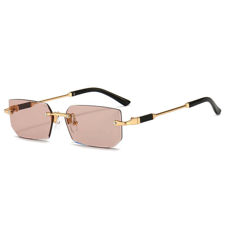Frameless Fashion Cut Edge Sun Glasses 