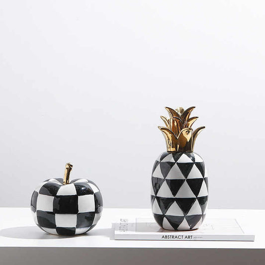Modern luxury ceramic decorative jar. 