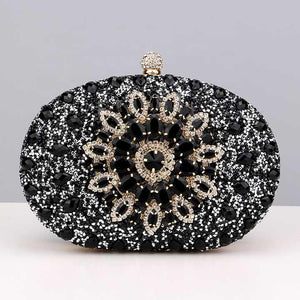 Diamond, Shiny Evening Clutch Bag for Women