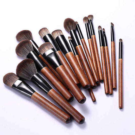 Label Makeup Brush Setمجموعة فرش مكياج عالية الجودة