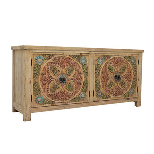 Carved wooden cabinet 